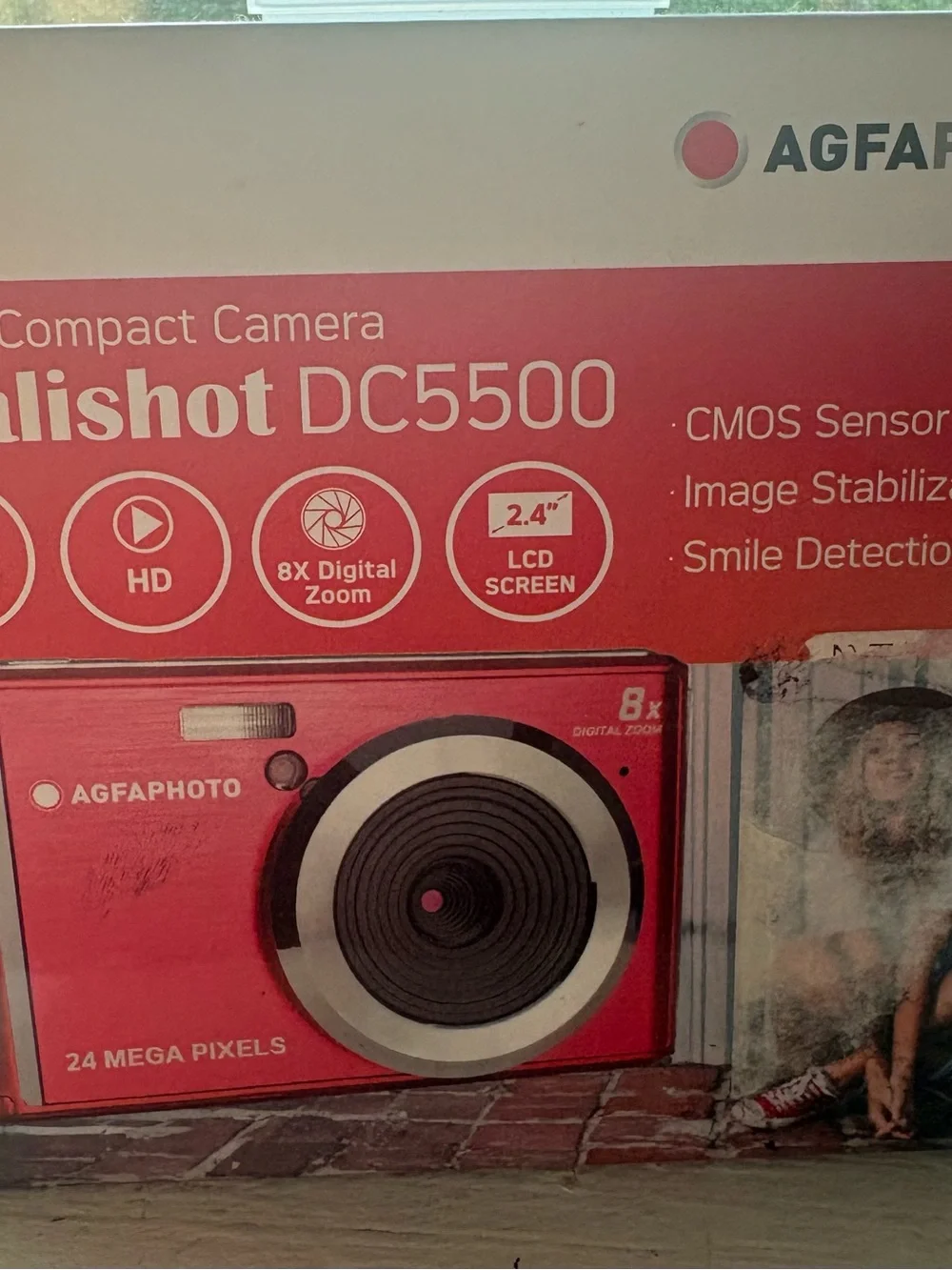 Red Alishot DC5500 Compact Digital Camera